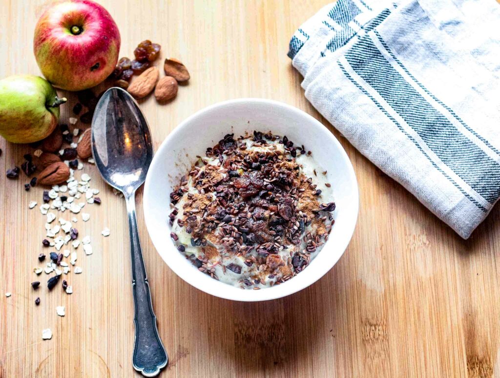 Apfel Porridge