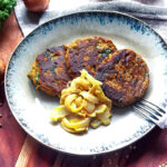 Gruenkohl Süsskartoffel Tofu Patties