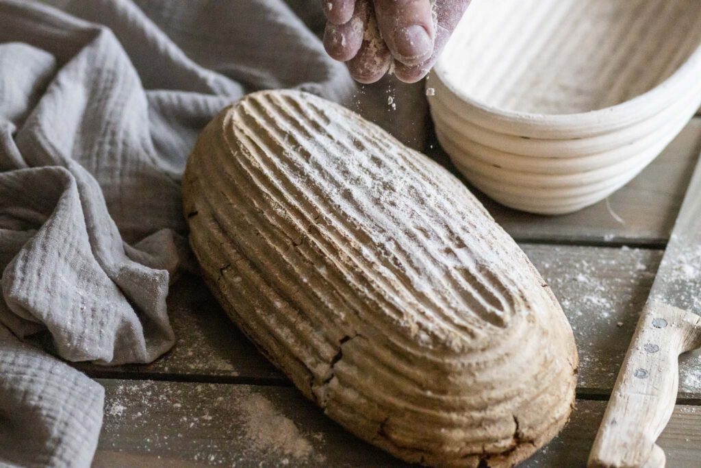 Dinkel Roggen Vollkornbrot mit Sauerteig