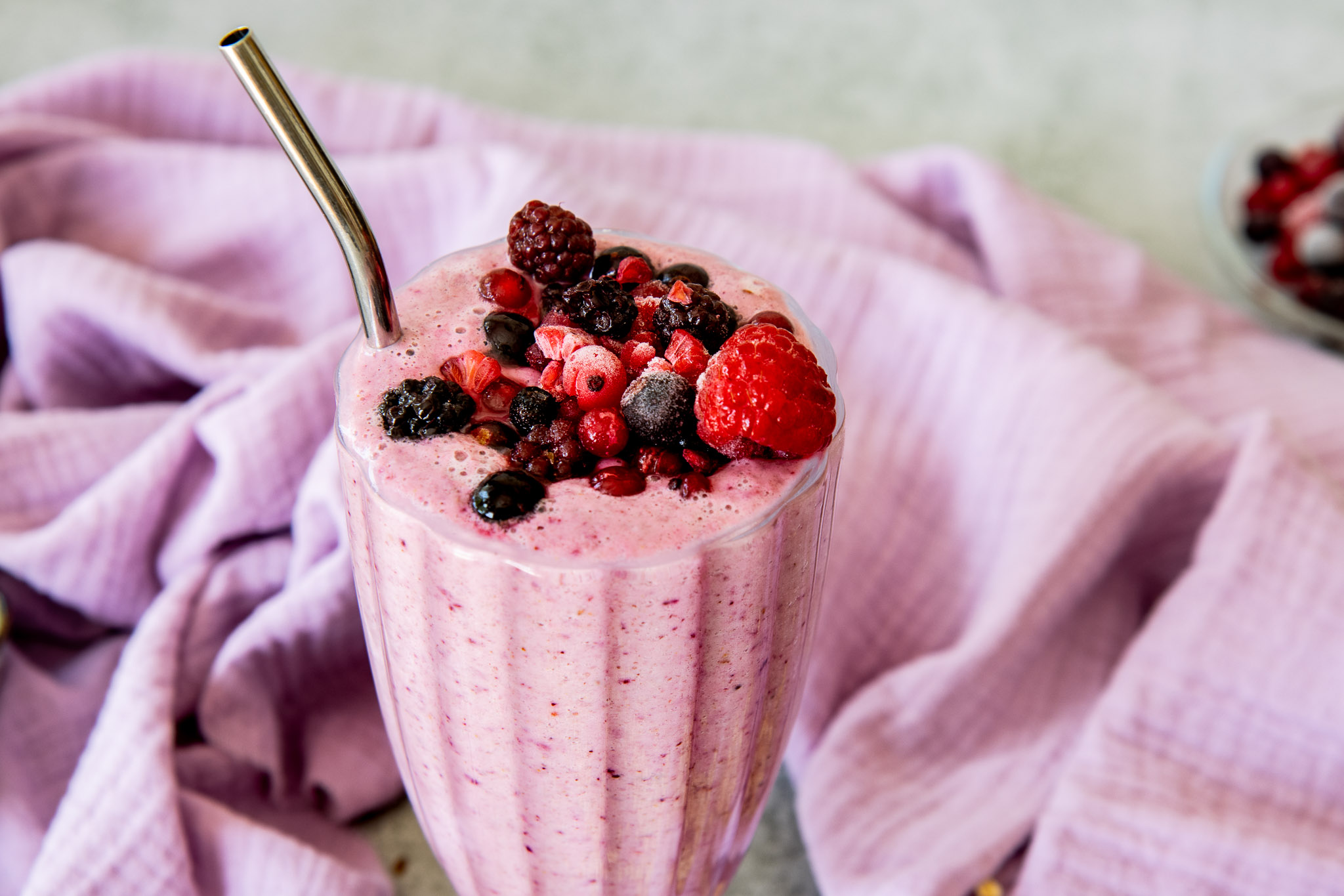 Schnelles Frühstück mit dem sommerlichen Frühstücksshake - Buntes Gemüse Schnelles Frühstück mit dem sommerlichen Frühstücksshake - Buntes Gemüse